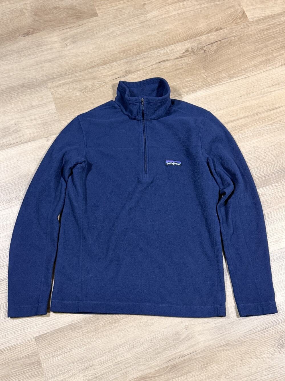 Patagonia Mens Micro D 1/4-Zip Fleece Pullover XS New Navy Blue 26176 FA19